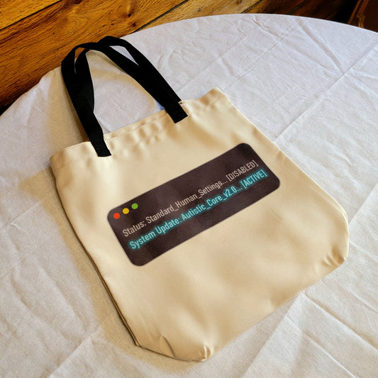 Autism Awareness Tote Bag "System Update 2.0"