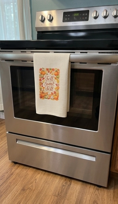 16x24in Waffle Towel Fall Sweet Fall