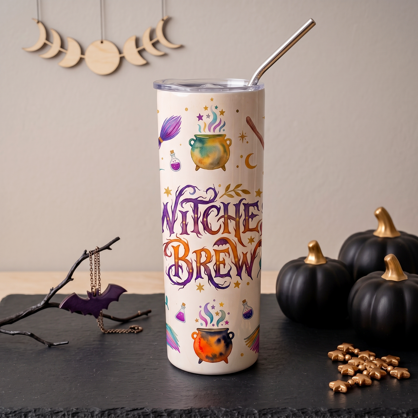 20oz Skinny Tumbler Witches Brew