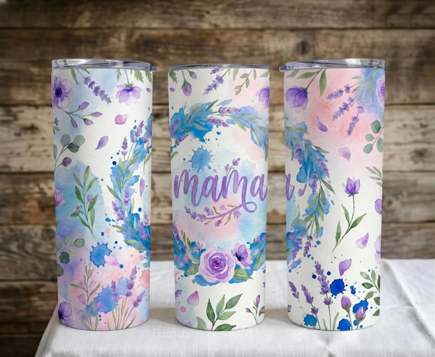 20oz Skinny Tumbler "Mama"